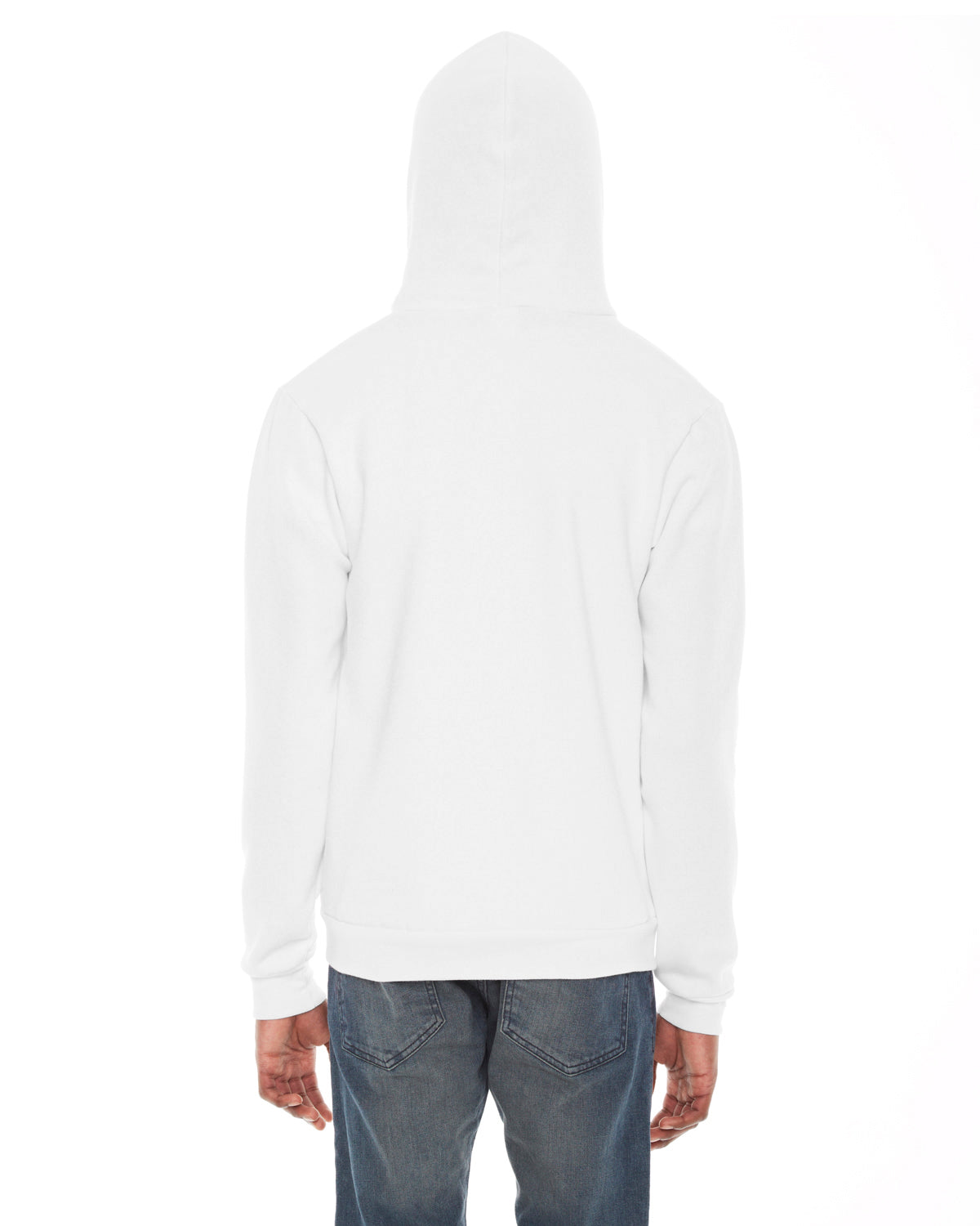 Unisex Flex Fleece Zip Hoodie - White