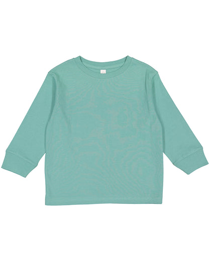 Toddler Long-Sleeve Fine Jersey T-Shirt - Saltwater