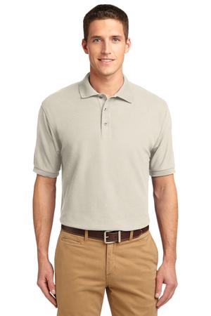 Unisex Silk Touch Polo - Light Stone