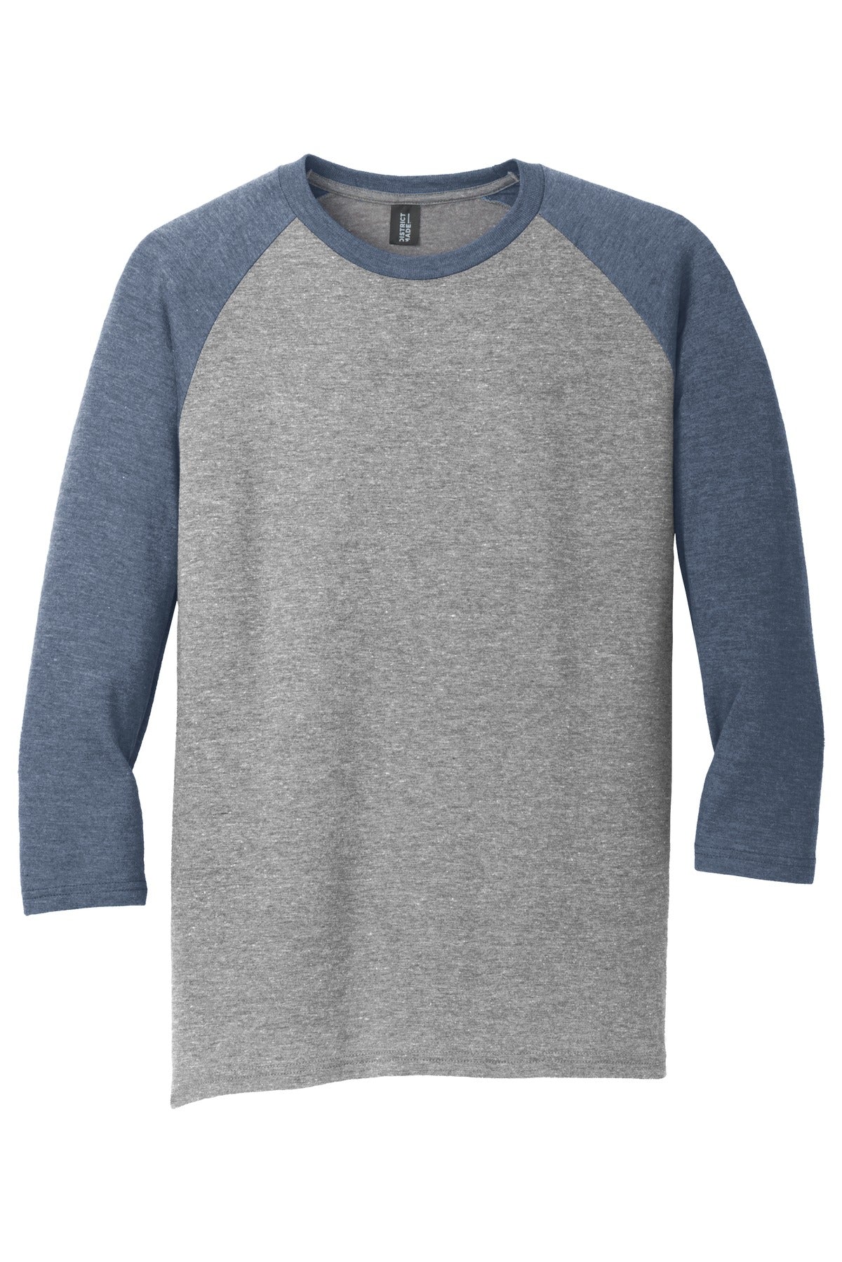 Unisex Perfect Tri 3/4-Sleeve Raglan - Navy Fr / Gray Fr
