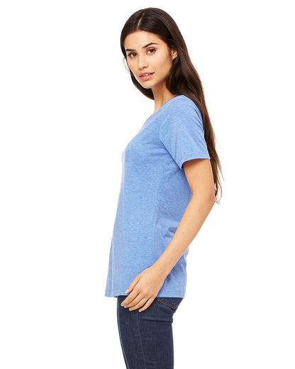 Women's Relaxed Jersey V-Neck T-Shirt - Blue Triblend