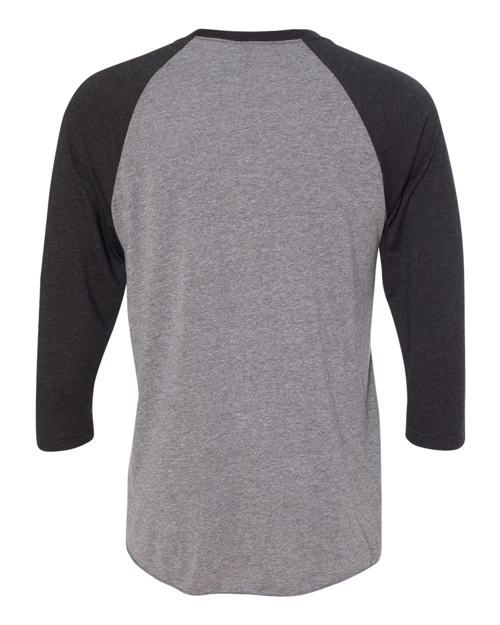 Unisex Triblend 3/4-Sleeve Raglan - Vintage Black / Premium Heather