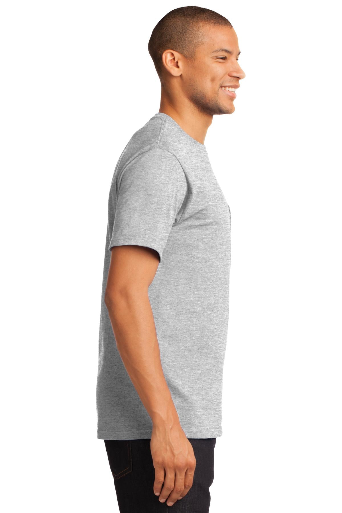 Unisex Essential Pocket Tee - Ash