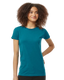 Tultex 0213TC - Women's Slim Fit Fine Jersey Tee - Teal