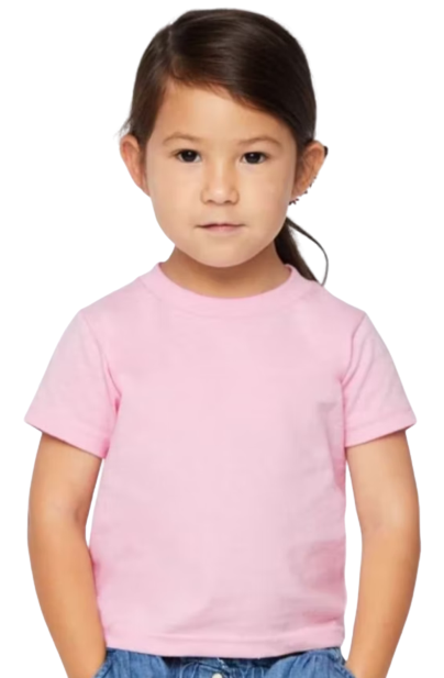 Toddler Cotton Jersey T-Shirt - Pink