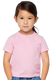 Rabbit Skins RS3301 - Toddler Cotton Jersey T-Shirt - Pink