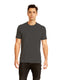 Next Level 6410 - Men's Sueded Crew - Heather Charcoal