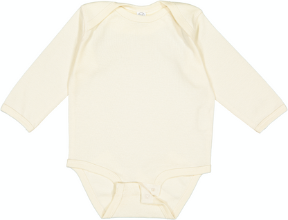 Infant Long-Sleeve Bodysuit - Natural