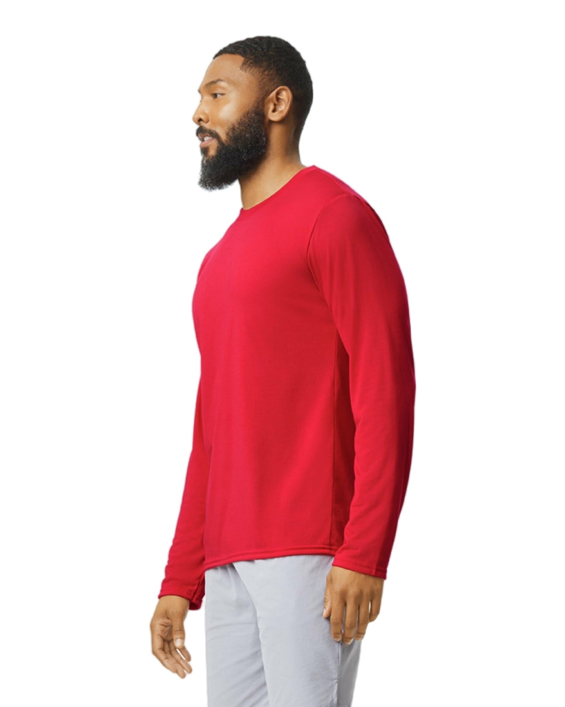Unisex Performance®  Long-Sleeve T-Shirt - Red