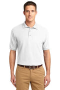 Unisex Silk Touch Polo - White