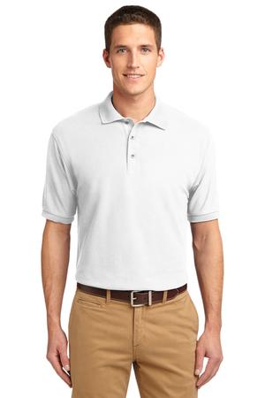 Unisex Silk Touch Polo - White