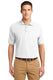 Port Authority K500 - Unisex Silk Touch Polo - White