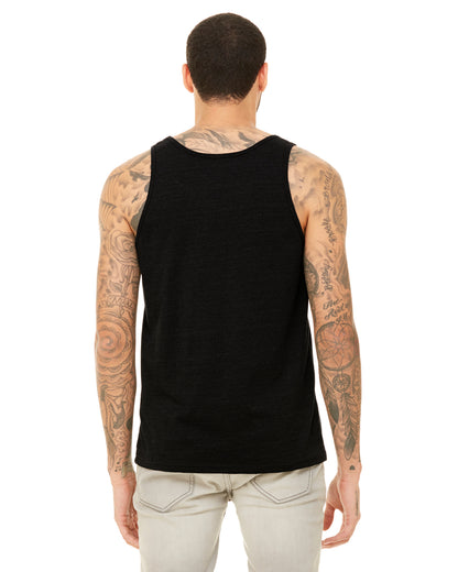 Unisex Heather CVC Tank - Heather Black