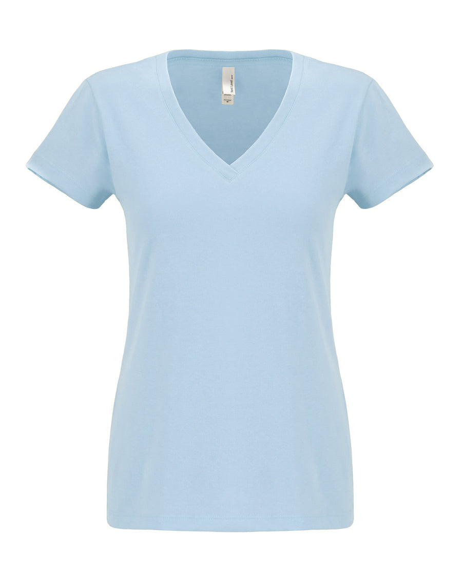 Women's Sueded V - Light Blue