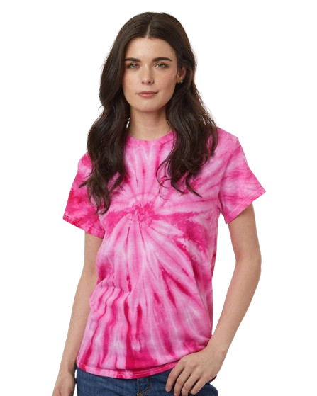 Cyclone Pinwheel Short Sleeve T-Shirt - Fuchsia