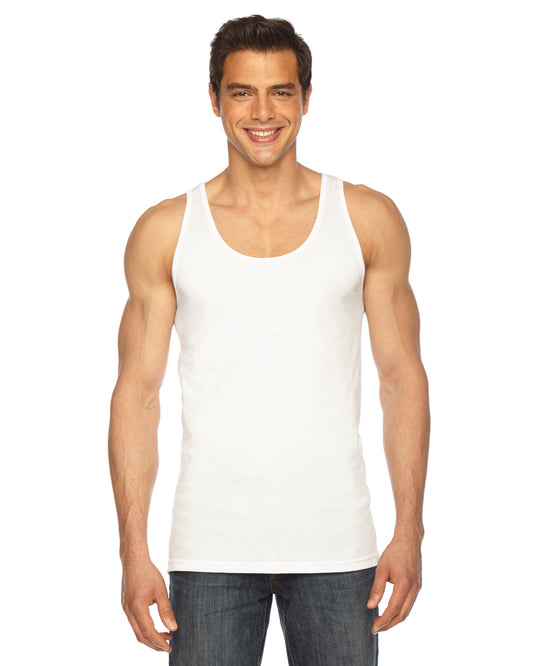 Unisex Poly-Cotton Tank - White