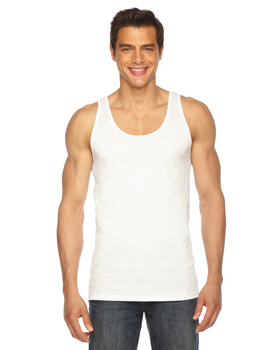 Unisex Poly-Cotton Tank - White