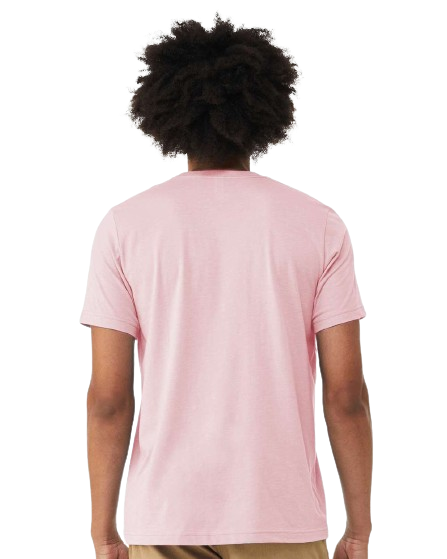 Unisex Heather CVC T-Shirt - Heather Pink