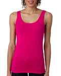 Women's Spandex Jersey Tank - Raspberry