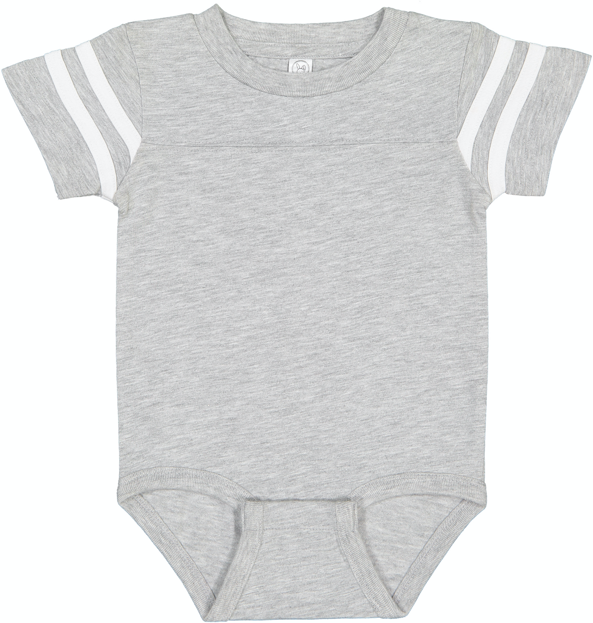 Infant Football Bodysuit - Vintage Heather / Blend White