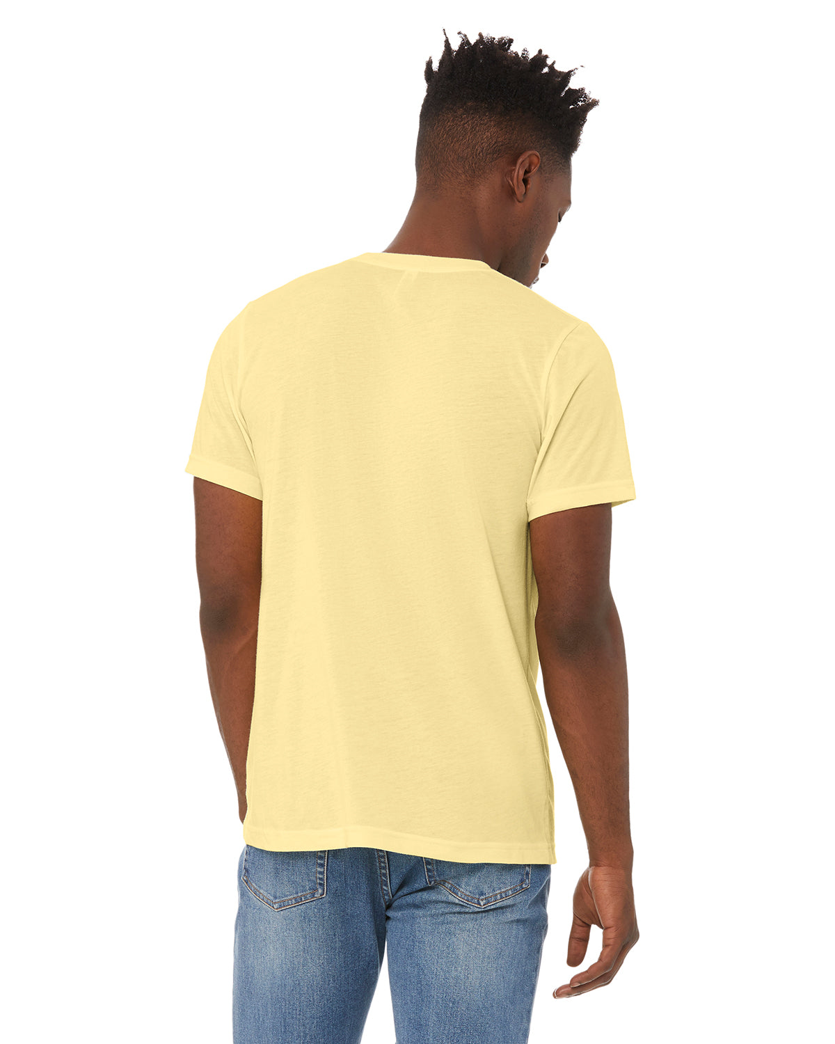 Unisex Triblend T-Shirt - Pale Yellow Triblend