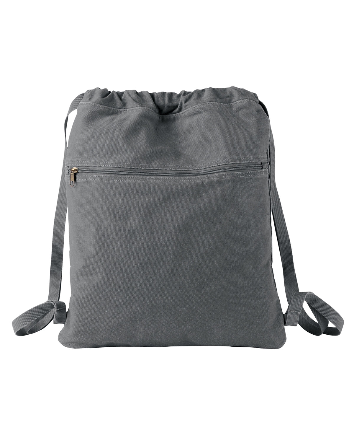 Pigment-Dyed Canvas Cinch Sack - Smoke