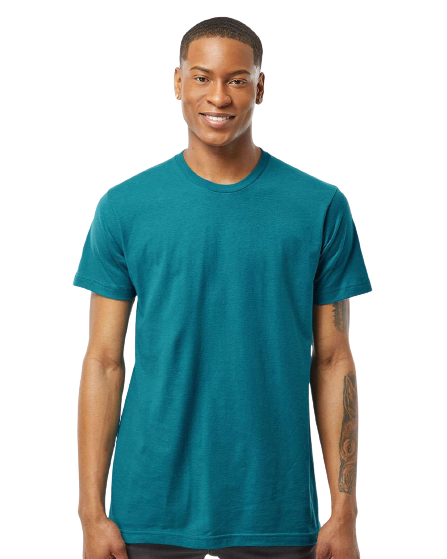 Unisex Fine Jersey Tee - Teal