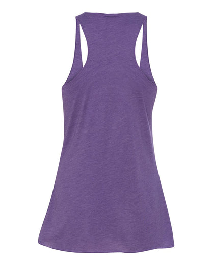 Women's Triblend Racerback Tank - Purple Triblend