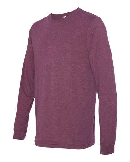 Unisex Jersey Long-Sleeve T-Shirt - Maroon Triblend