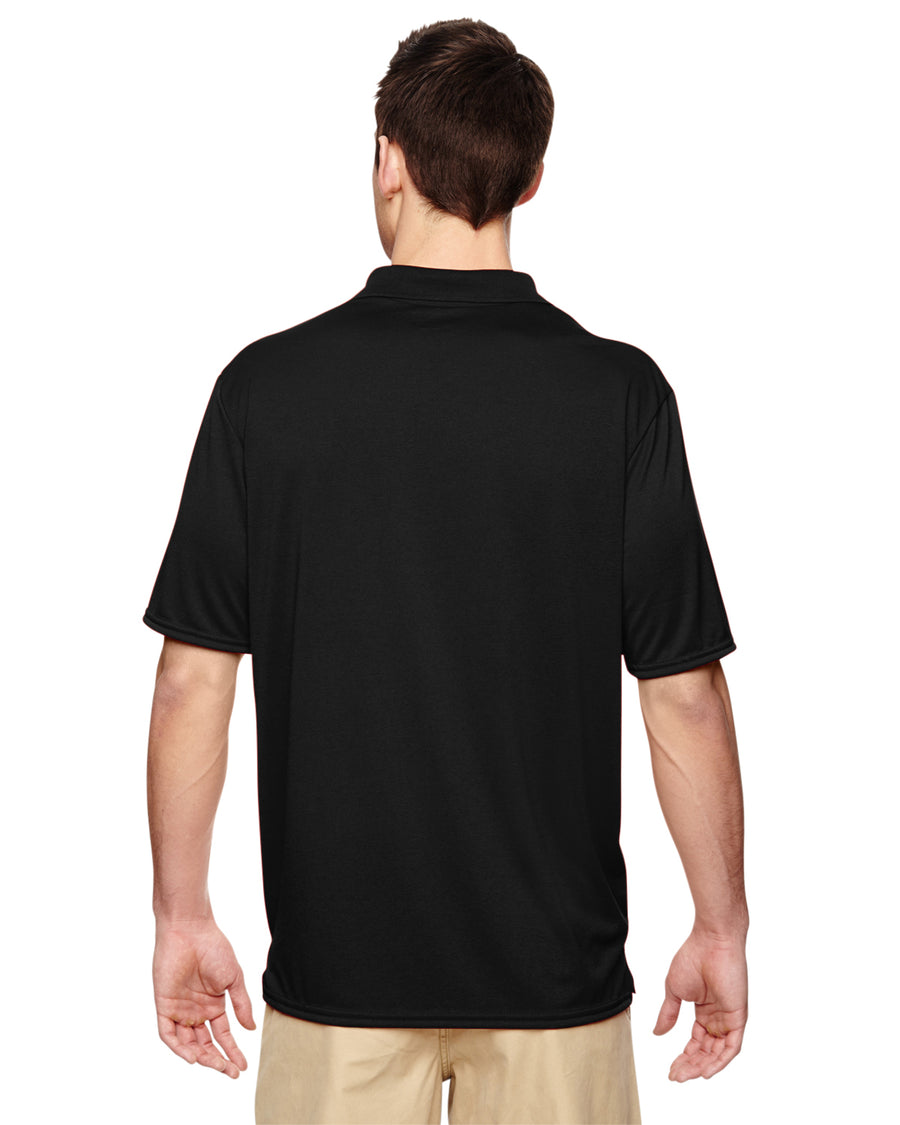 Unisex Performance® Jersey Polo - Black
