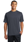 Unisex PosiCharge RacerMesh Tee - Graphite Gray