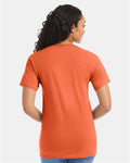 Hanes 5280 Texas Orange — on model back