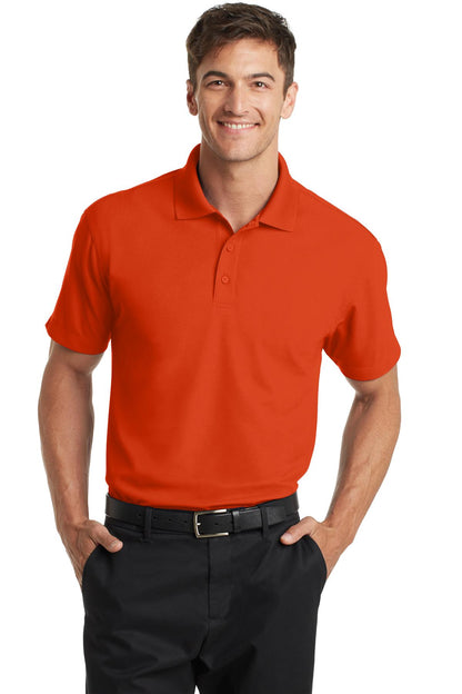 Unisex Dry Zone Grid Polo - Autumn Orange