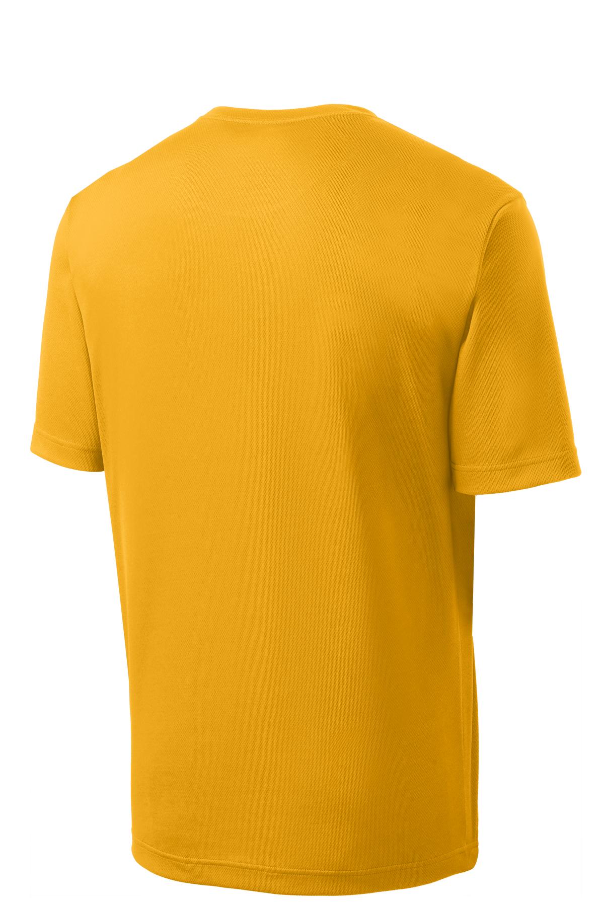 Unisex PosiCharge RacerMesh Tee - Gold