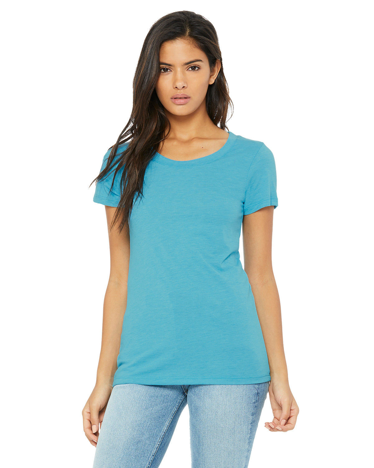 Women's Triblend Short-Sleeve T-Shirt - Aqua Triblend