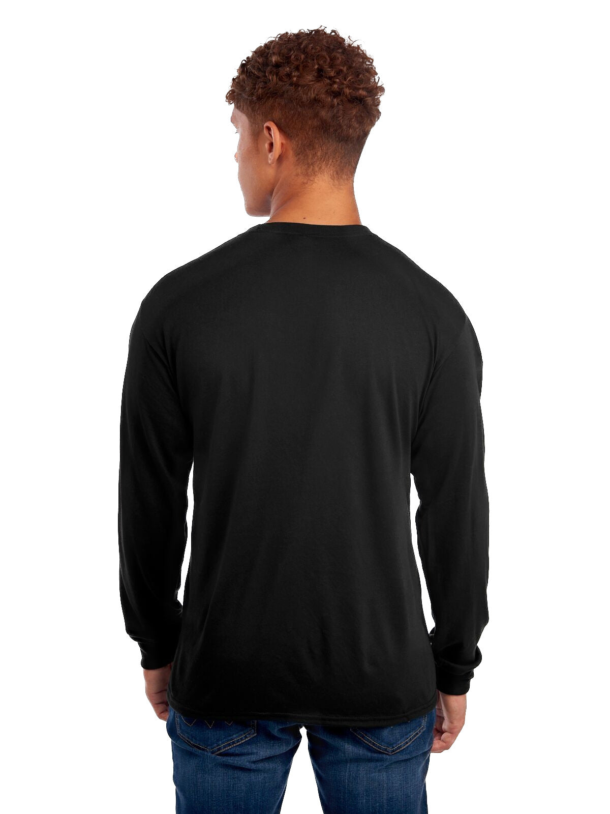 Unisex DRI-POWER® SPORT Long-Sleeve T-Shirt - Black