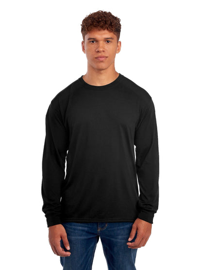 Unisex DRI-POWER® SPORT Long-Sleeve T-Shirt - Black