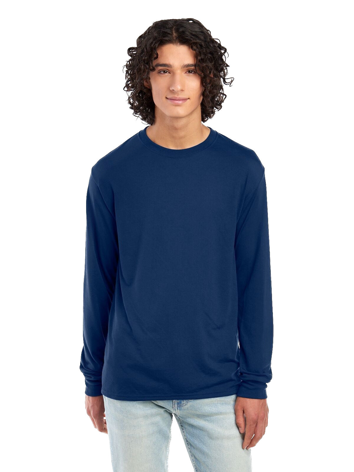 Unisex DRI-POWER® SPORT Long-Sleeve T-Shirt - J Navy