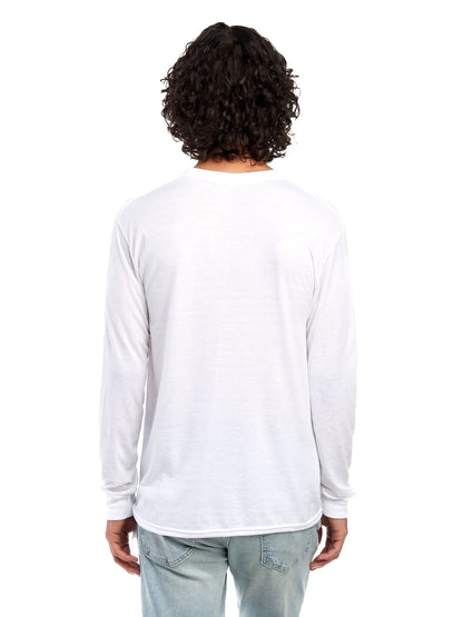 Unisex DRI-POWER® SPORT Long-Sleeve T-Shirt - White