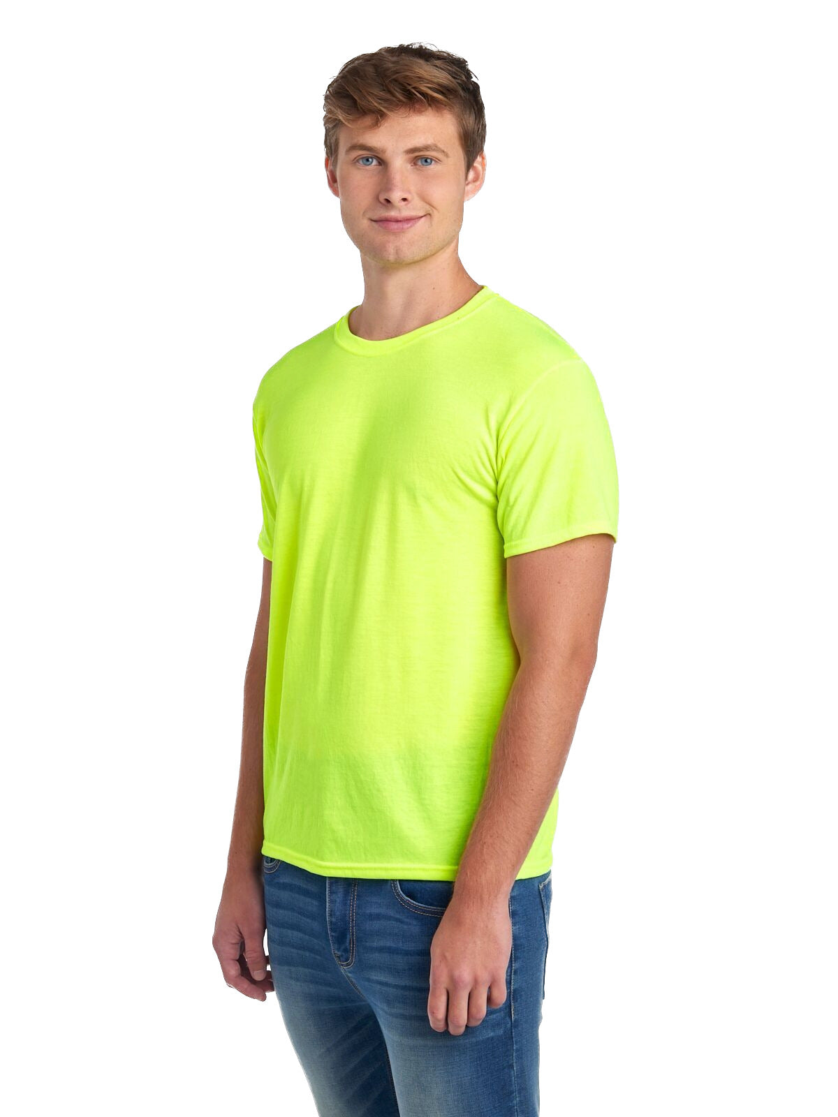 Unisex DRI-POWER® SPORT T-Shirt - High Viz Safety Green