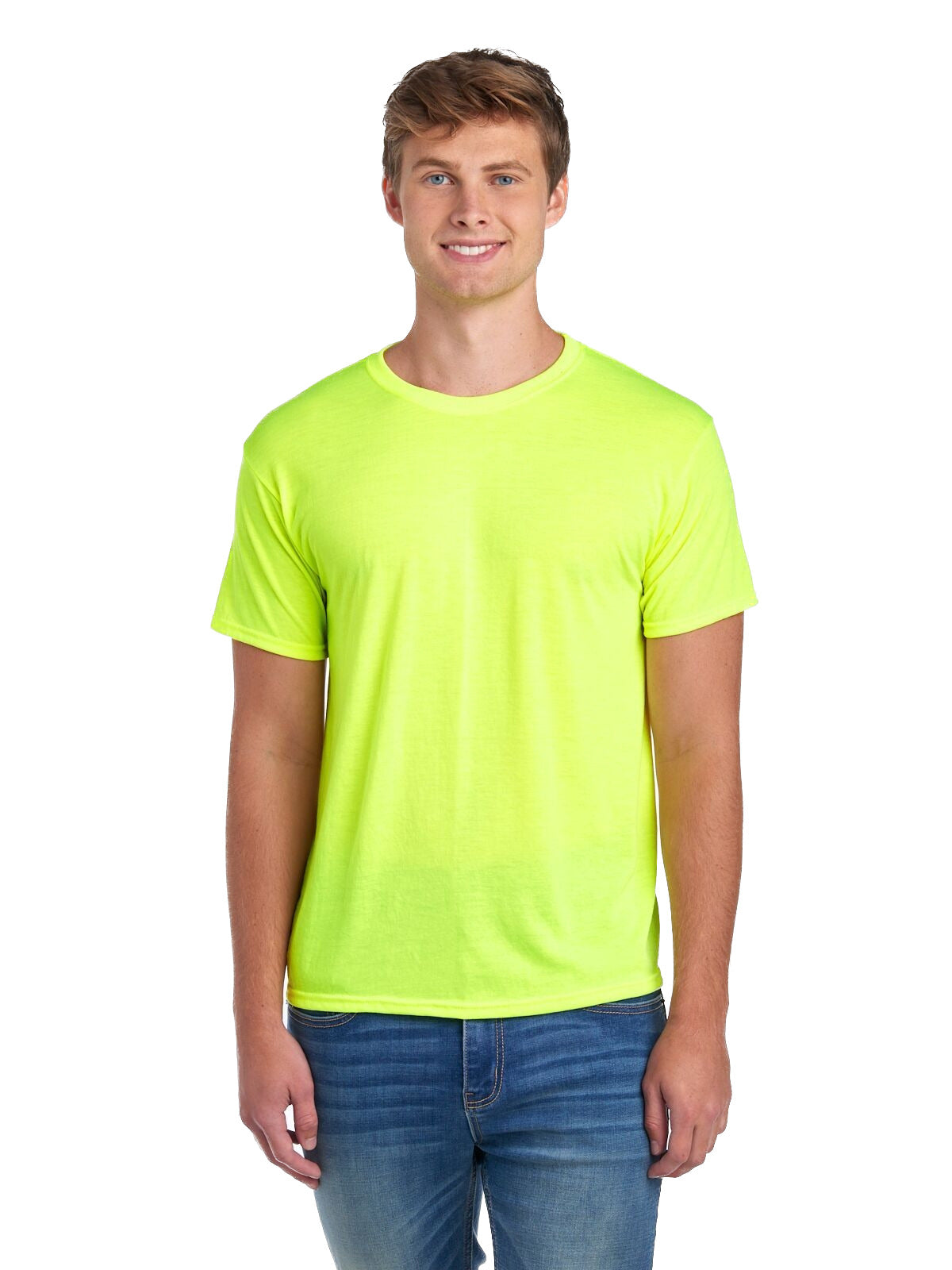 Unisex DRI-POWER® SPORT T-Shirt - High Viz Safety Green