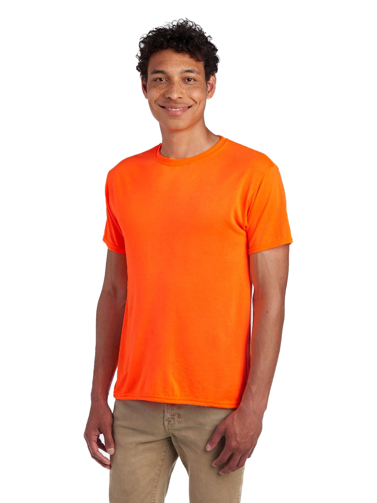 Unisex DRI-POWER® SPORT T-Shirt - High Viz Safety Orange