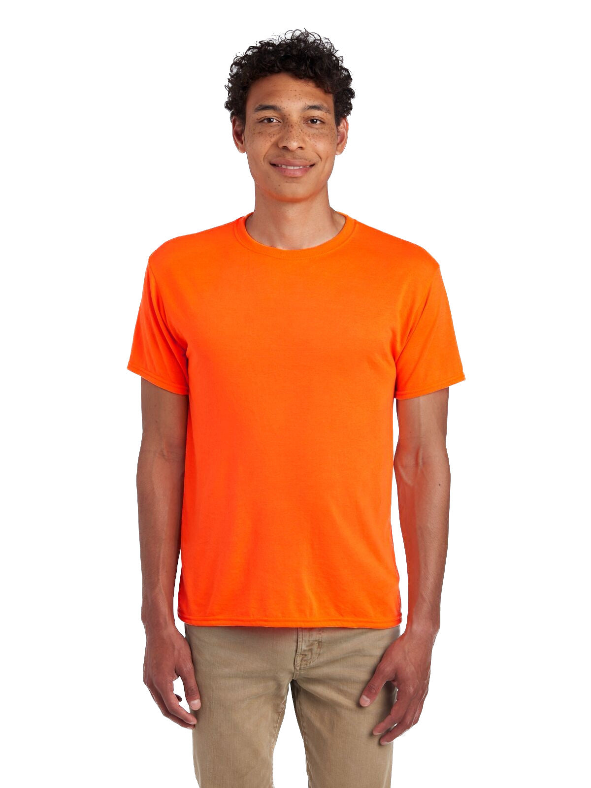 Unisex DRI-POWER® SPORT T-Shirt - High Viz Safety Orange