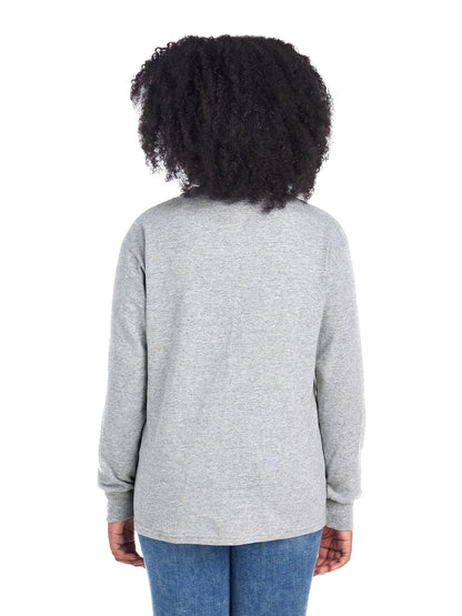 Youth DRI-POWER® ACTIVE Long-Sleeve T-Shirt - Athletic Heather