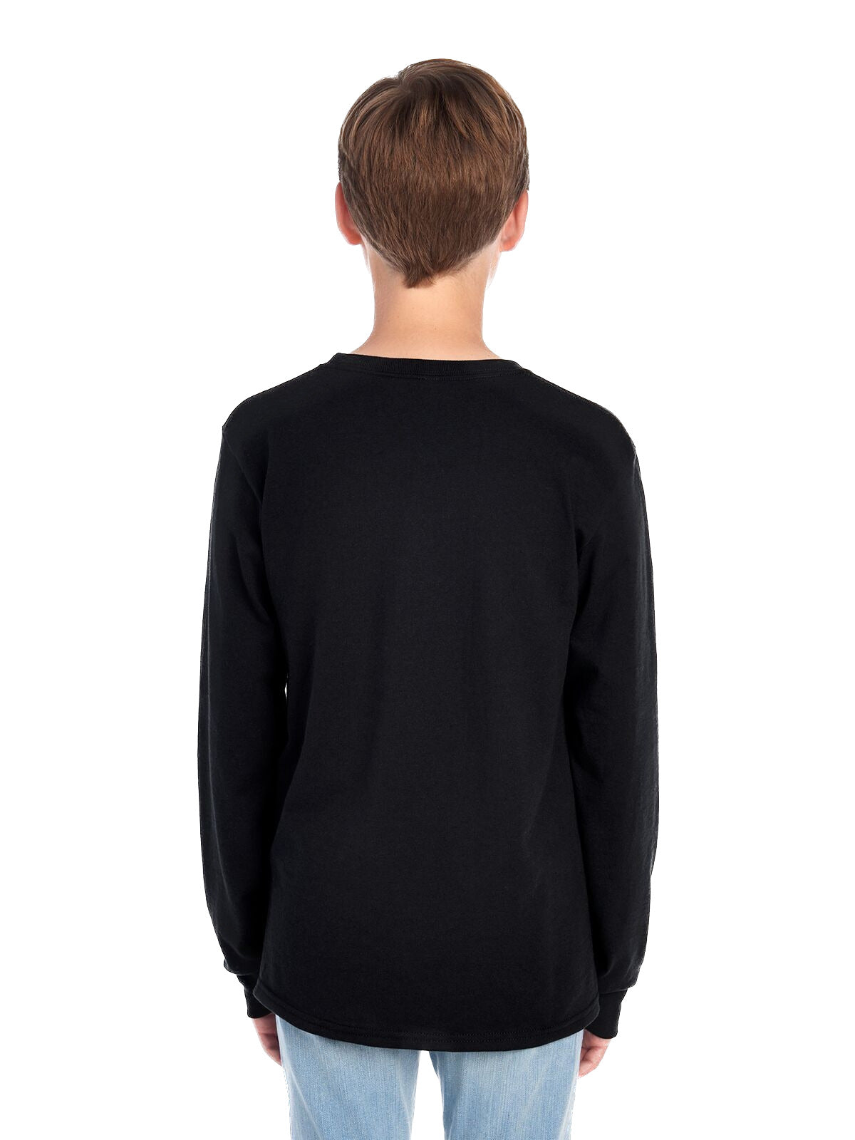 Youth DRI-POWER® ACTIVE Long-Sleeve T-Shirt - Black