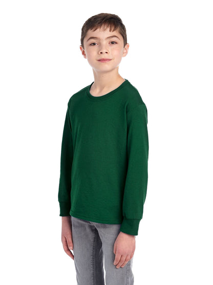 Youth DRI-POWER® ACTIVE Long-Sleeve T-Shirt - Forest Green