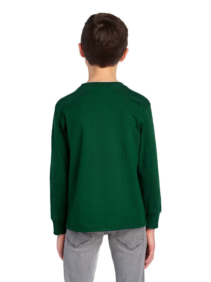 Youth DRI-POWER® ACTIVE Long-Sleeve T-Shirt - Forest Green