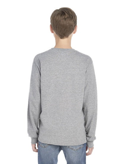 Youth DRI-POWER® ACTIVE Long-Sleeve T-Shirt - Oxford
