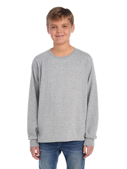 Youth DRI-POWER® ACTIVE Long-Sleeve T-Shirt - Oxford