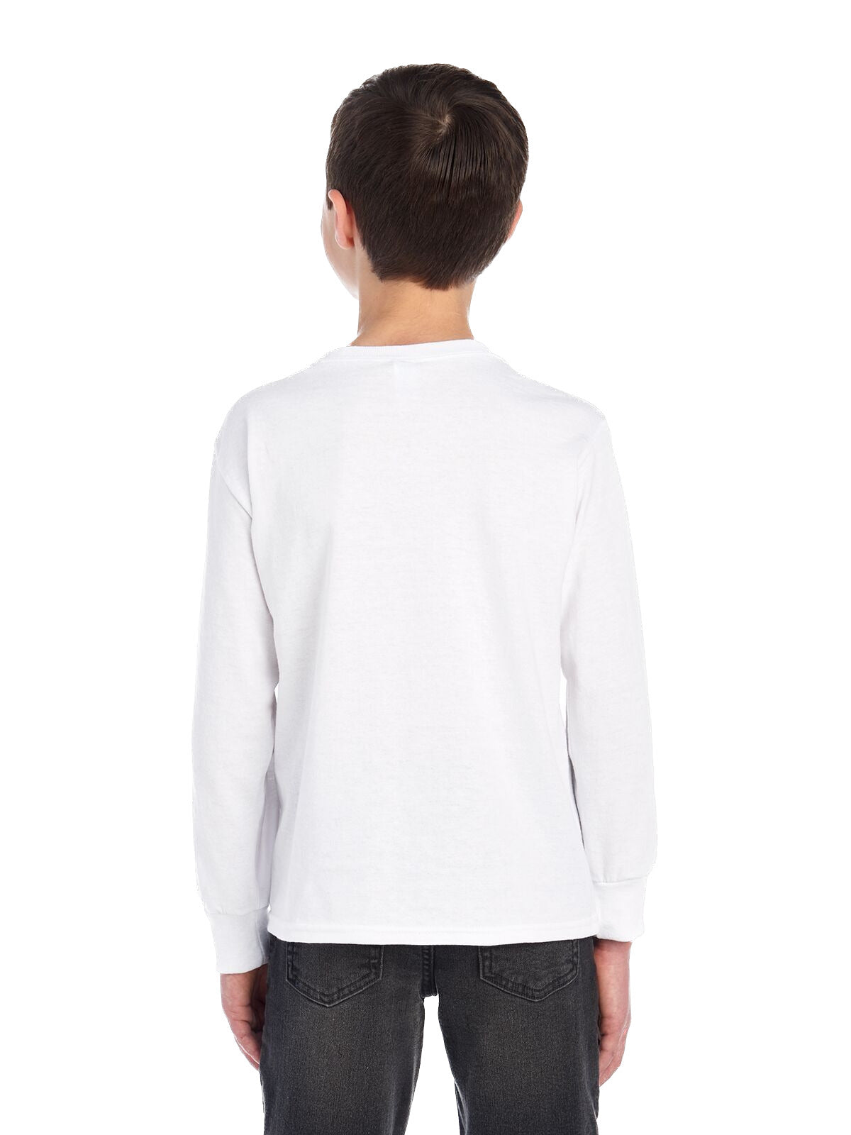 Youth DRI-POWER® ACTIVE Long-Sleeve T-Shirt - White